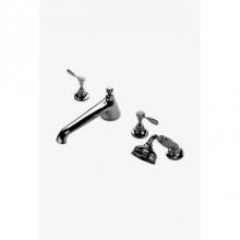 Waterworks 09-28436-89758 - Easton Vintage Low Profile Concealed Tub Filler With Handshower and Metal Lever