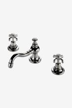 Waterworks 07-25177-41625 - Etoile Low Profile Three Hole Deck Mounted Lavatory Faucet with Metal Cross Handles in Shadow,