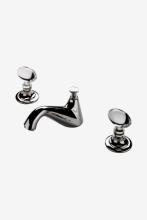 Waterworks 07-29493-28463 - Opus Low Profile Three Hole Deck Mounted Lavatory Faucet with Crystal Egg Handles in Shadow,