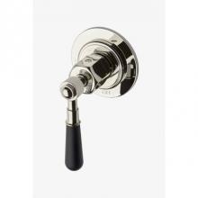 Waterworks 05-75609-81412 - Regulator Two Way Thermostatic Diverter Valve Trim with Black Lever Handle in Chrome