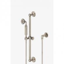 Waterworks 05-79694-11711 - Regulator Handshower on Bar with Metal Handle in Chrome, 1.75gpm