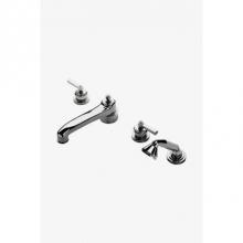 Waterworks 09-68162-42518 - Aero Low Profile Concealed Tub Filler With Handshower and Metal Lever