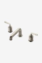 Waterworks 07-46920-22630 - R.W. Atlas Low Profile Three Hole Deck Mounted Lavatory Faucet with Metal Lever Handles in