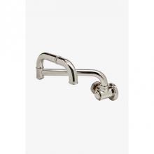 Waterworks 07-79437-12967 - On Tap Articulated Pot Filler with Metal Wheel Handle in Matte Nickel