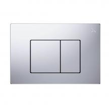 Crosswater London US-RSPLT-PC - Ressa X2 Dual Flush Actuator Plate, Polished Chrome