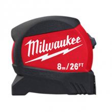 Milwaukee Tool 48-22-0426 - 8M/26Ft Compact Wide Blade Tape Measure