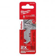 Milwaukee Tool 48-22-1932 - 5 Pc Hook Utility Knife Blades