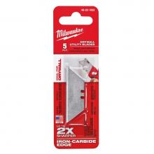 Milwaukee Tool 48-22-1933 - 5 Pc Drywall Utility Knife Blades