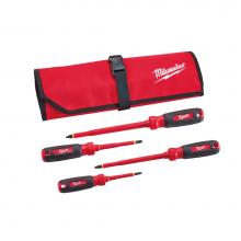 Milwaukee Tool 48-22-2204 - 4 Pc Insulated Screwdriver