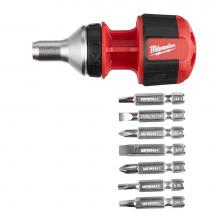 Milwaukee Tool 48-22-2330 - 8-In-1 Compact Ratcheting Multi-Bit Driver