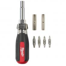 Milwaukee Tool 48-22-2880 - 13In1 Cushion Grip Screwdriver With Ecx Bit