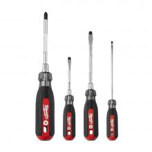 Milwaukee Tool 48-22-2884 - 4Pc Cushion Grip Screwdriver Set