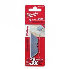 Milwaukee Tool 48-22-1934 - 5 Pc Carton Utility Knife Blades