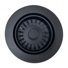 Nantucket Sinks 3.5KD-GCMB - MATTE BLACK SINK DRAIN FOR GRANITE COMPOSITE SINKS WITHOUT OVERFLOW