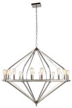 Elegant 1472G52PN - Illumina 16 light polished Nickel Pendant