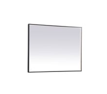 Elegant MRE63648BK - Pier 36x48 inch LED mirror with adjustable color temperature 3000K/4200K/6400K in black