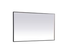 Elegant MRE63660BK - Pier 36x60 inch LED mirror with adjustable color temperature 3000K/4200K/6400K in black