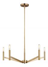 Visual Comfort & Co. Studio Collection 3124305EN-848 - Vector Five Light Chandelier