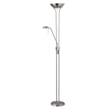 Dainolite 505F-SC - Mother/Son Floor Lamp, Satin Chrome