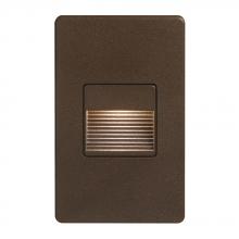 Dainolite DLEDW-200-BZ - 120VAC input, L125mmxW78mmxH37mm, 2700K, 3.3W IP65, Bronze Wall LED Light