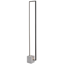 Dainolite FLN-LEDF55-MB - 34W LED Floor Lamp Black Finish with Concrete Base