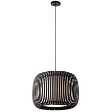 Dainolite MIA-181P-797 - 1 Light Pendant Slit Shade JTone Black