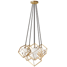 Dainolite TSN-6P-GLD - 6 Light Halogen Pendant Gold Finish