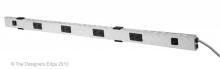 Designers Edge L-819 - Diamond Plate Outlet Strip w/10 outlets