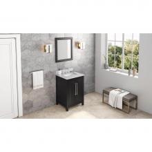 Jeffrey Alexander VN2CAD-24-BK-NT - 24'' Black Cade Vanity