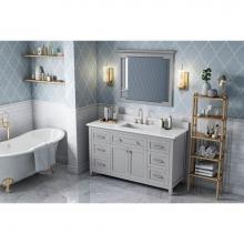 Jeffrey Alexander VN2CHA-60SGR-NT - 60'' Grey Chatham Vanity