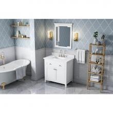 Jeffrey Alexander VN2CHA-36-WH-NT - 36'' White Chatham Vanity