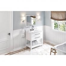 Jeffrey Alexander VN2WAV-36-GR-NT - 36'' Grey Wavecrest Vanity