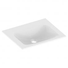 KEUCO 32930 314650 - Ceramic washbasin, 18-5/16 x 11/16 x 15-1/8'', no tap hole