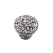 Vicenza Designs K1002P-SN - San Michele, Knob, Small, Small Base, Satin Nickel