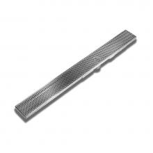 QM Drain 33.G620.60 P - Delmar Series.  Peforated grate 60''. Polished