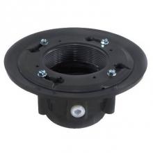 QM Drain 83.FLG.3.PVC - PVC High Flow 3'' x 4'' Drain Base with Clamping Ring