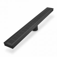 QM Drain 38.200.24 ORB    - Bay Series. Ria Linear Drain 24''. Black/Orb fin.