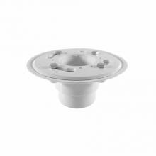 QM Drain 83.FLG.2.PVC - PVC Flange Drain 2'' throat, 2'' outlet No Hub