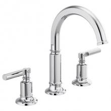 Brizo Canada 65376LF-PCLHP - Invari® Widespread Lavatory Faucet With Arc Spout - Less Handles