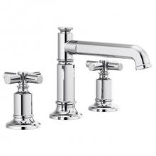 Brizo Canada 65377LF-PCLHP - Invari® Widespread Lavatory Faucet With Column Spout - Less Handles