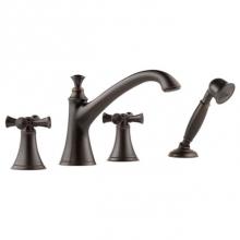 Brizo Canada T67405-RBLHP - Baliza® Roman Tub Trim with Hand Shower - Less Handles