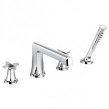 Brizo Canada T67498-PCLHP - Levoir™ Roman Tub Faucet With Handshower - Less Handles