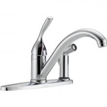 Delta Canada 300-DST - 134 / 100 / 300 / 400 Series Single Handle Kitchen Faucet with Integral Spray