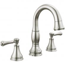 Delta Canada 3597-SSPD-DST - Cassidy™ Two Handle Widespread Pull Down Bathroom Faucet