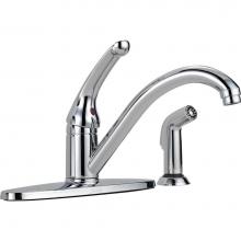 Delta Canada 436-TP-DST - Single Handle Kitchen Faucet- W/Side Sprayer