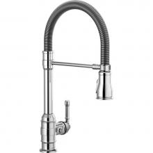 Delta Canada 9690-DST - Broderick™ Single Handle Pull-Down Kitchen Faucet With Spring Spout