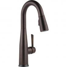 Delta Canada 9913T-RB-DST - Essa® Single Handle Pull-Down Bar / Prep Faucet with Touch<sub>2</sub>O® Tec