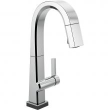 Delta Canada 9993T-DST - Pivotal™ Single Handle Pull Down Bar/Prep Faucet With Touch<sub>2</sub>O Technology