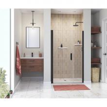 Maax Canada 138270-900-340-101 - Manhattan 43-45 x 68 in. 6 mm Pivot Shower Door for Alcove Installation with Clear glass & Squ