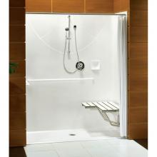 Maax Canada 105089-000-004 - Outlook BFS-6036F 62.75 in. x 39.5 in. x 78.75 in. 1-piece Shower with No Seat, Center Drain in Bo